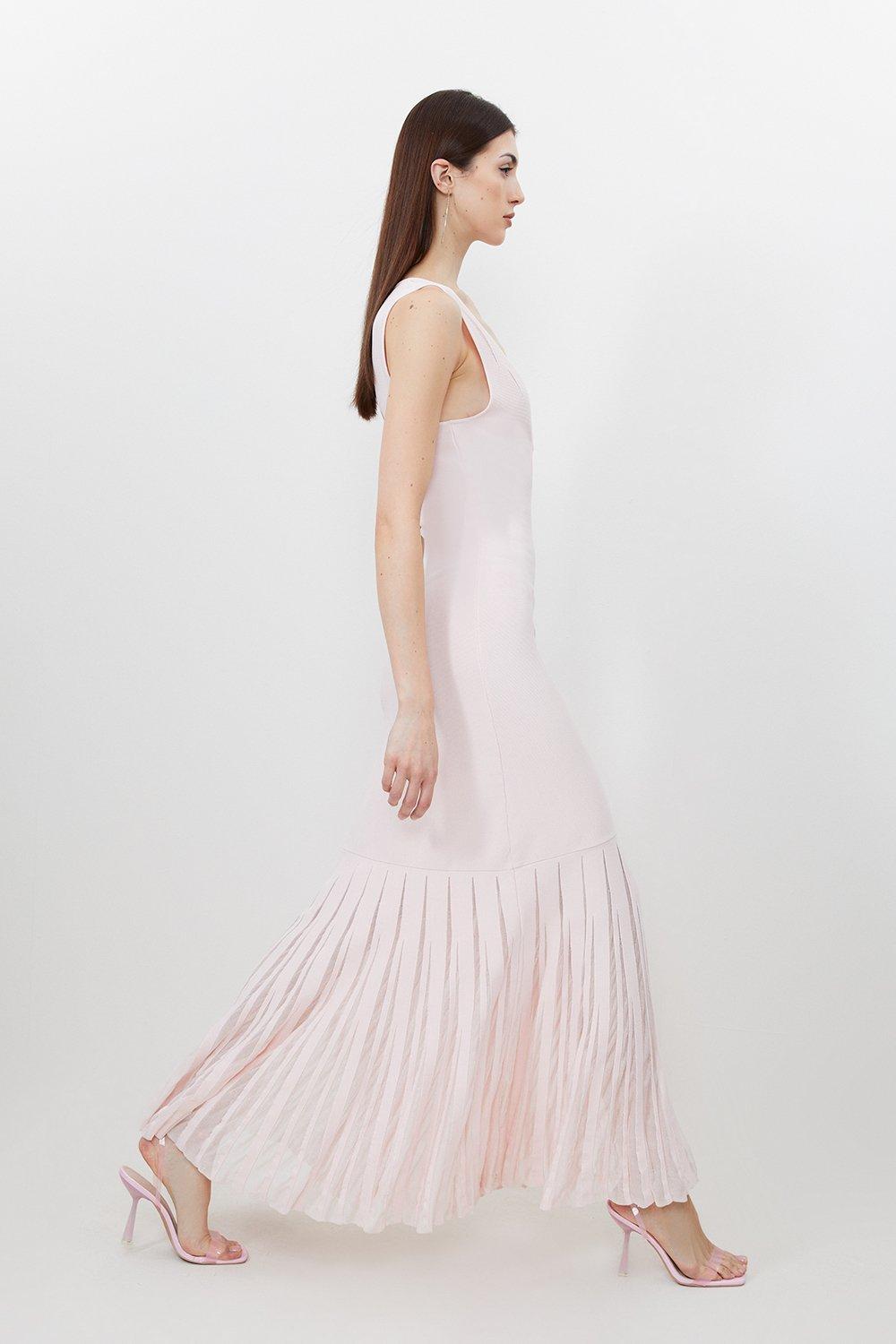 日本全国送料無料商品 | 特集 | Petite Millen Karen | Dress Knit Maxi Skirt Sheer Blend Viscose ワンピース